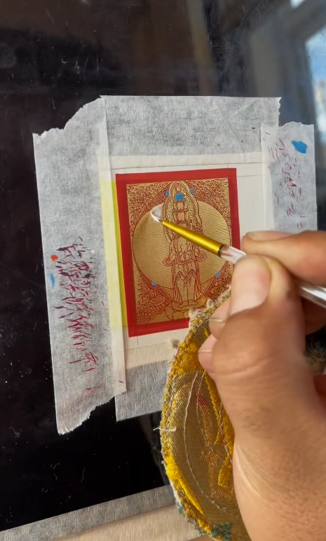 The Sacred Craft of Gawu Thangka Painting