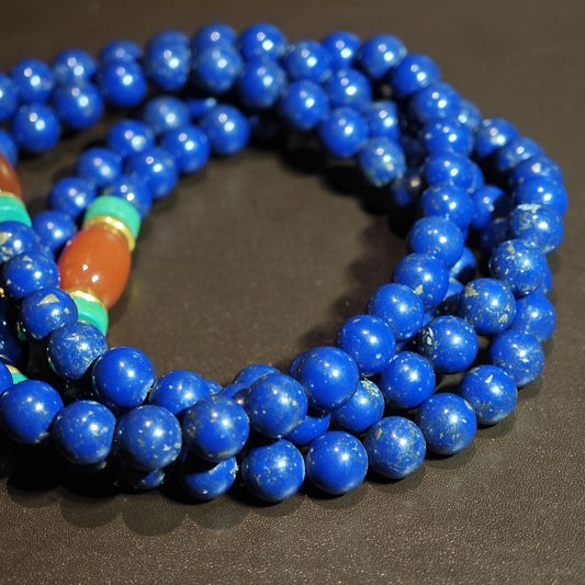 Lapis Lazuli Mala with Turquoise