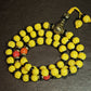 Yellow Sherpa Glass Bead Prayer Mala