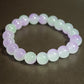 Violet Jade Bead Bracelet