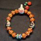 Brown Yak Bone Bead Bracelet