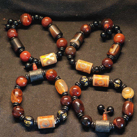 Tibetan Dzi Bead Bracelets