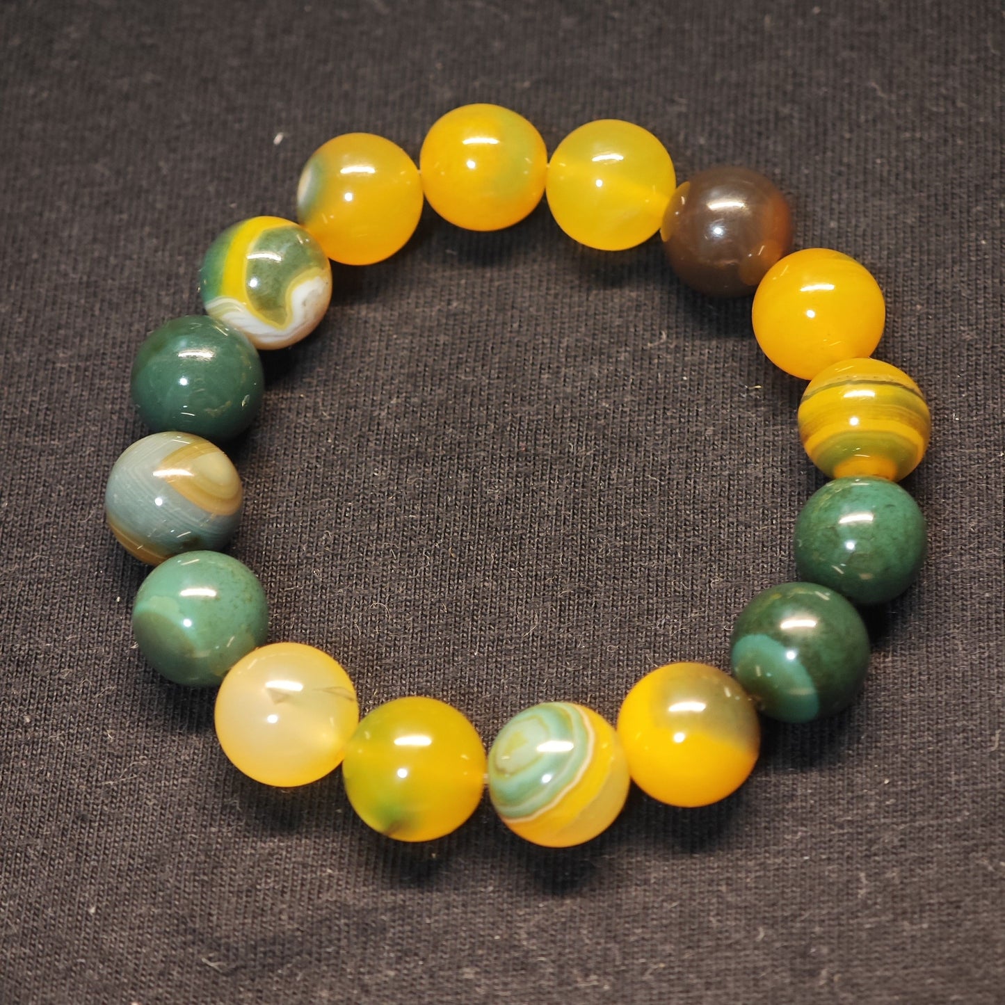 Yellow Agate Bracelet